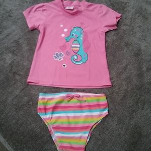 Swim Suit 2 Piece Size 4T NWOT